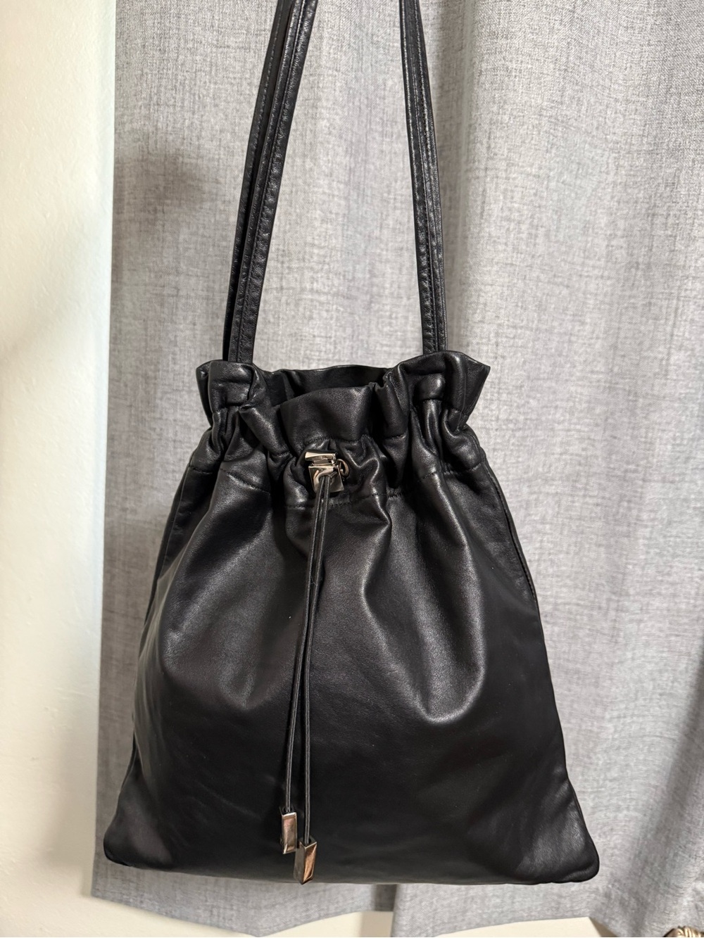 Salvatore Ferragamo bucket bag with string